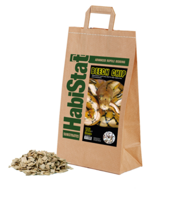 HabiStat Beech Chip Substrate Coarse - 10 Litres