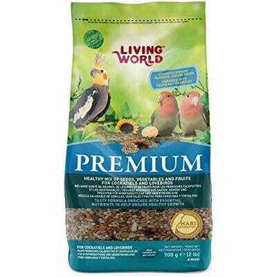 Living World Cockatiel &amp; Parakeet Seed - 908g