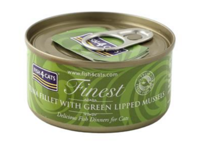 Fish4Cats Tuna &amp; Green Lipped Mussel - 70g