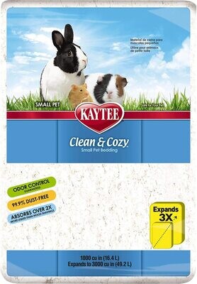 Kaytee Clean &amp; Cosy Bedding 49.2L - White