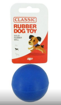 Classic Solid Rubber Ball - 6cm