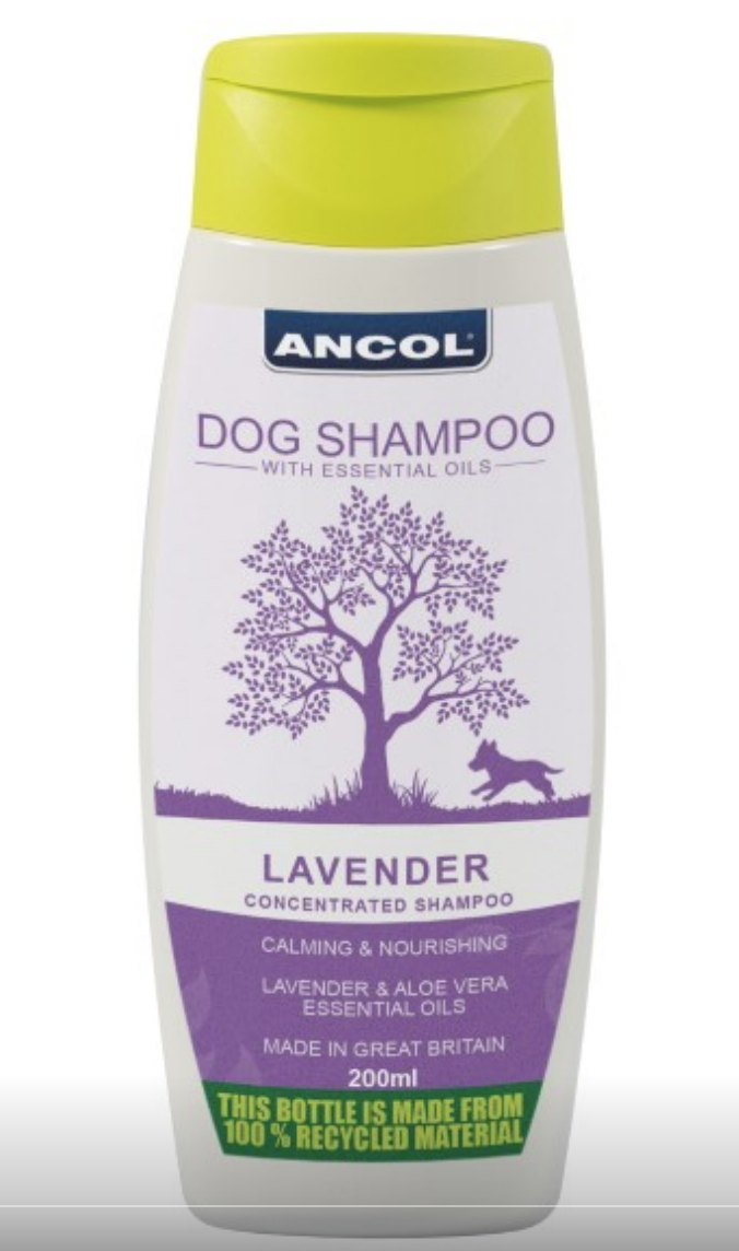 Ancol Lavender &amp; Aloe Vera Shampoo - 200ml