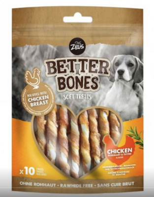 Zeus Better Bones Chicken, Rosemary &amp; Thyme Twists - 114g