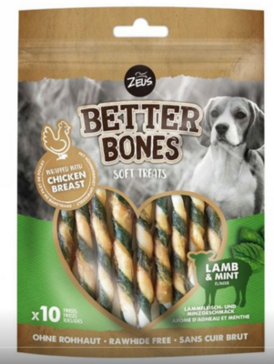 Zeus Better Bones Lamb &amp; Mint Twists - 114g