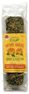 Burgess Excel Forage &amp; Feast Hay Bar - Marigold 60g