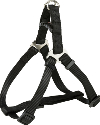 Trixie Premium One Touch Harness Black XL 80-100cm/25mm