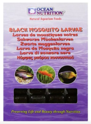 Ocean Nutrition Frozen Black Mosquito Larvae - 100g