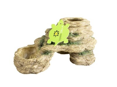 Terra Della Cave with Mealworm Dish &amp; Water Dish