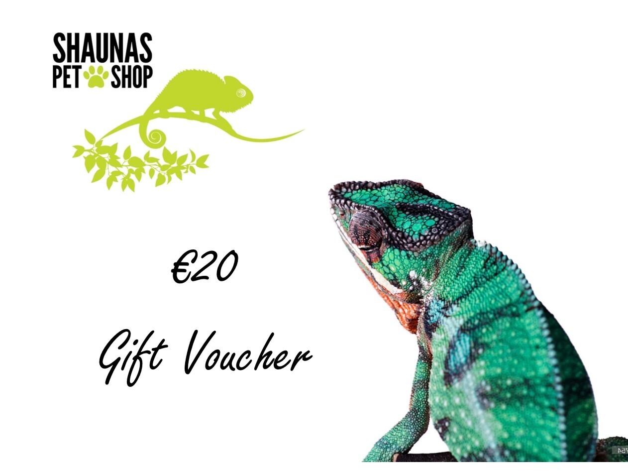€20 Gift Voucher for Shauna&#39;s Petshop - Instore Shopping Only
