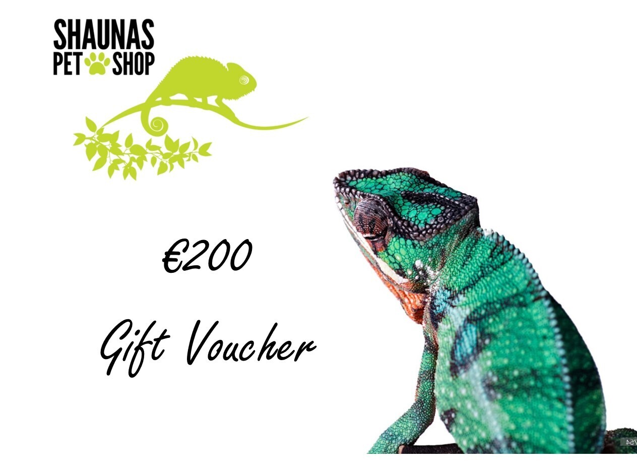 €200 Gift Voucher for Shauna&#39;s Petshop - Instore Shopping Only