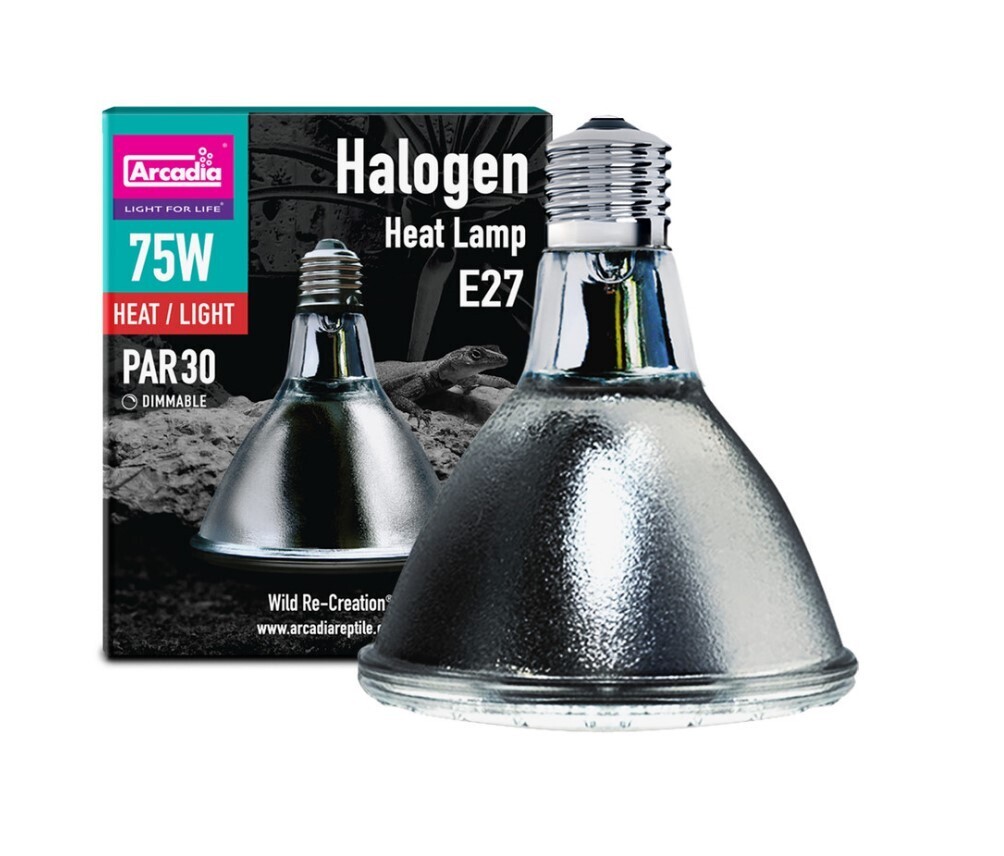 Arcadia Halogen Heat Lamp Basking Spot - 75w