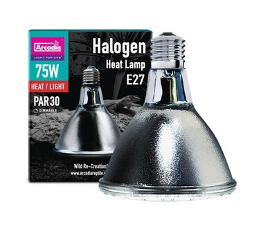 Arcadia Halogen Heat Lamp Basking Spot - 75w