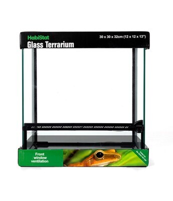 HabiStat Glass Terrarium - 30 x 30 x 32cm