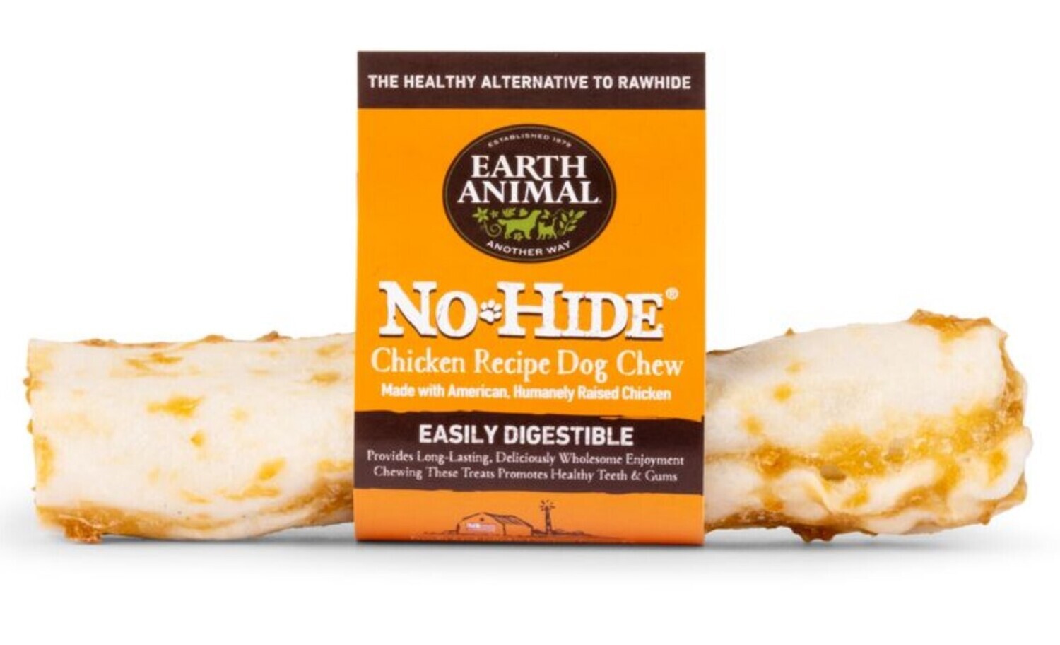 Earth Animal No-Hide Chicken Recipe Dog Chew - Medium
