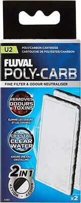 Fluval U2 Polycarbon Cartridge - 2pk