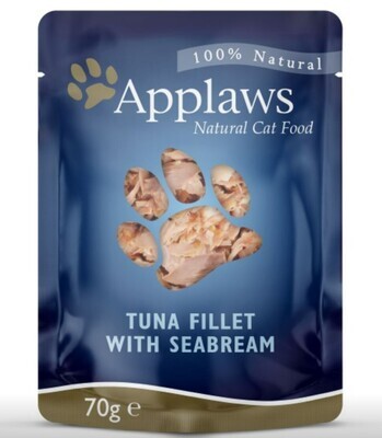 Applaws Tuna Fillet with Seabream Pouch - 70g