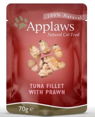 Applaws Tuna Fillet with Prawn Pouch - 70g