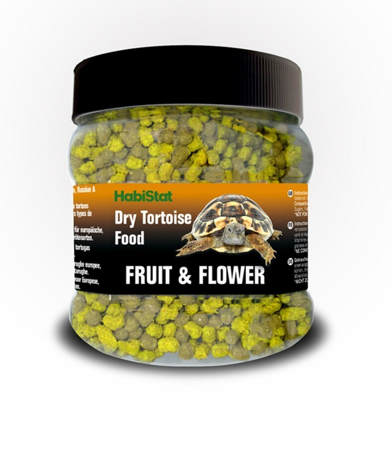 HabiStat Fruit &amp; Flower Dry Tortoise Food - 200g