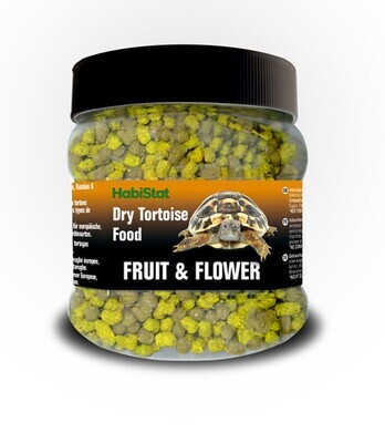 HabiStat Fruit &amp; Flower Dry Tortoise Food - 200g