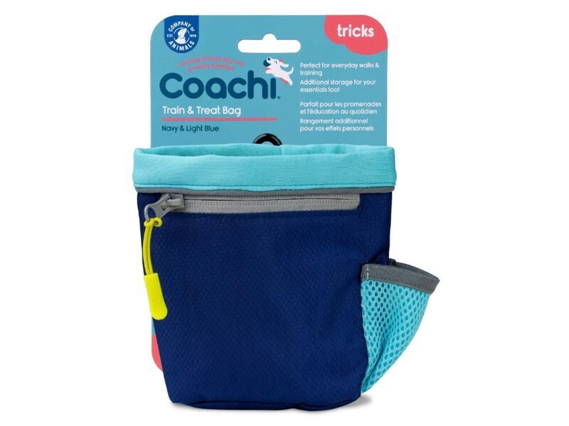 Coachi Train &amp; Treat Bag - Navy &amp; Blue