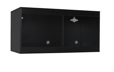 HabiStat Standard Wooden Vivarium - Black 122 x 61 x 61cm
