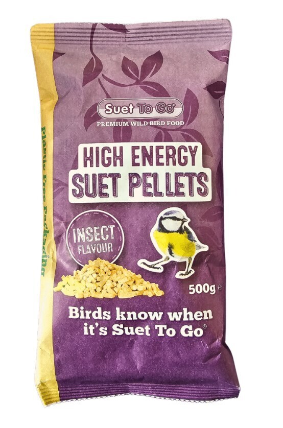 Suet to Go Suet Pellets Pouch - Insect 500g
