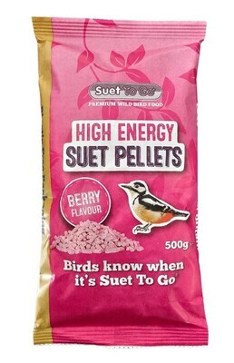 Suet to Go Suet Pellets Pouch - Berry 500g