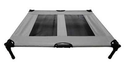 Pawise Raised Comfort Bed Grey - 91 x 76cm