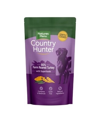 Nature&#39;s Menu Country Hunter 80% Farm Reared Turkey with Superfoods - 150g