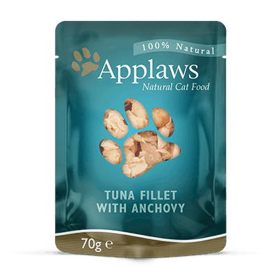 Applaws Tuna Fillet with Anchovy in Broth 70g Pouch