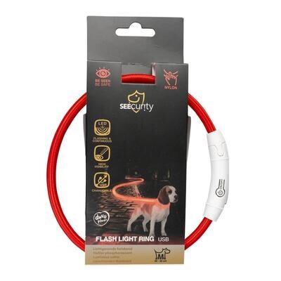 Duvo Seecurity - Flash light ring Collar - Large / Extra Large