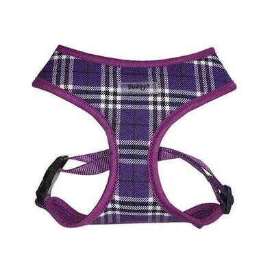 Bunty Mesh Harness - Purple Tartan