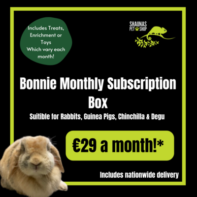 Shauna s Petshop Treat Box Bonnie Monthly Subscription Box Subscribe for only 29 a month by clicking the link in the description