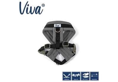 Ancol Viva Reflective Padded Harness Black