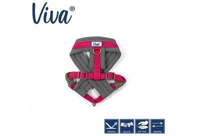 Ancol Viva Reflective Padded Harness Pink