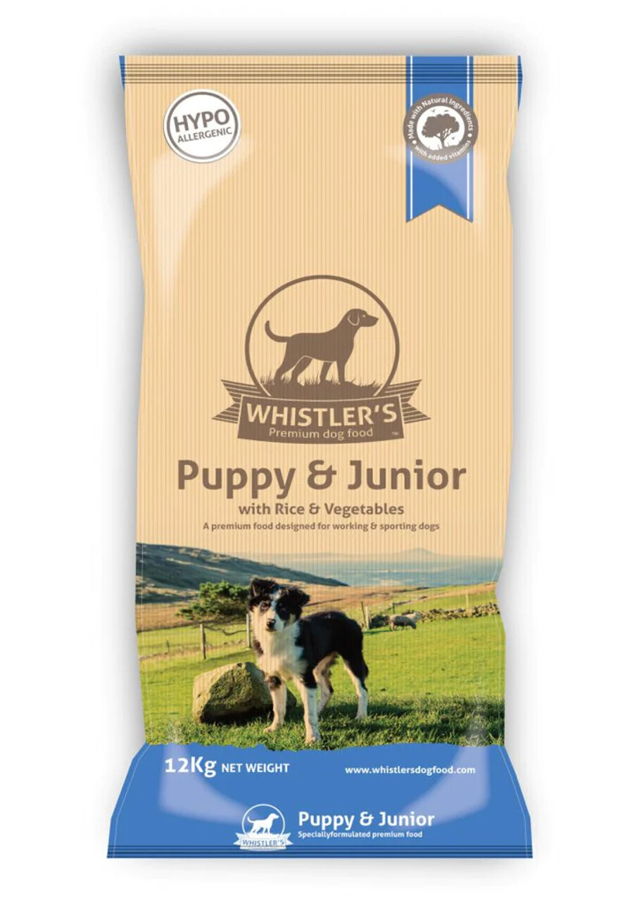 Whistlers Puppy &amp; Junior Dog Food 12kg