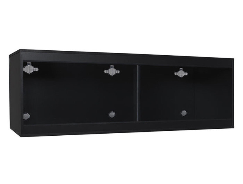 Monkfield Standard Wooden Vivarium Black -  L152 x D61 x H61cm (60 x 24 x 24in)