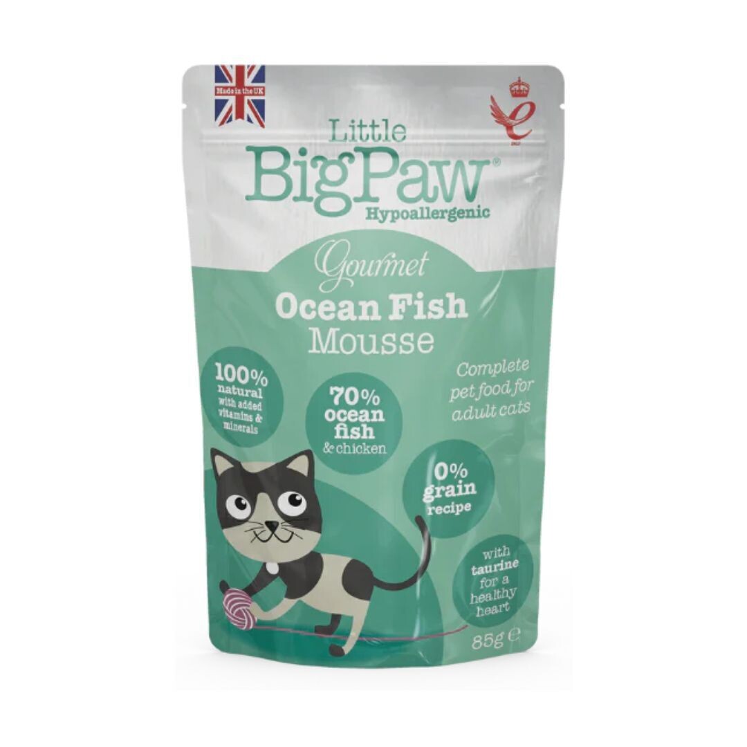 Little Big Paw&#39;s Gourmet Ocean Fish Mousse - 85g