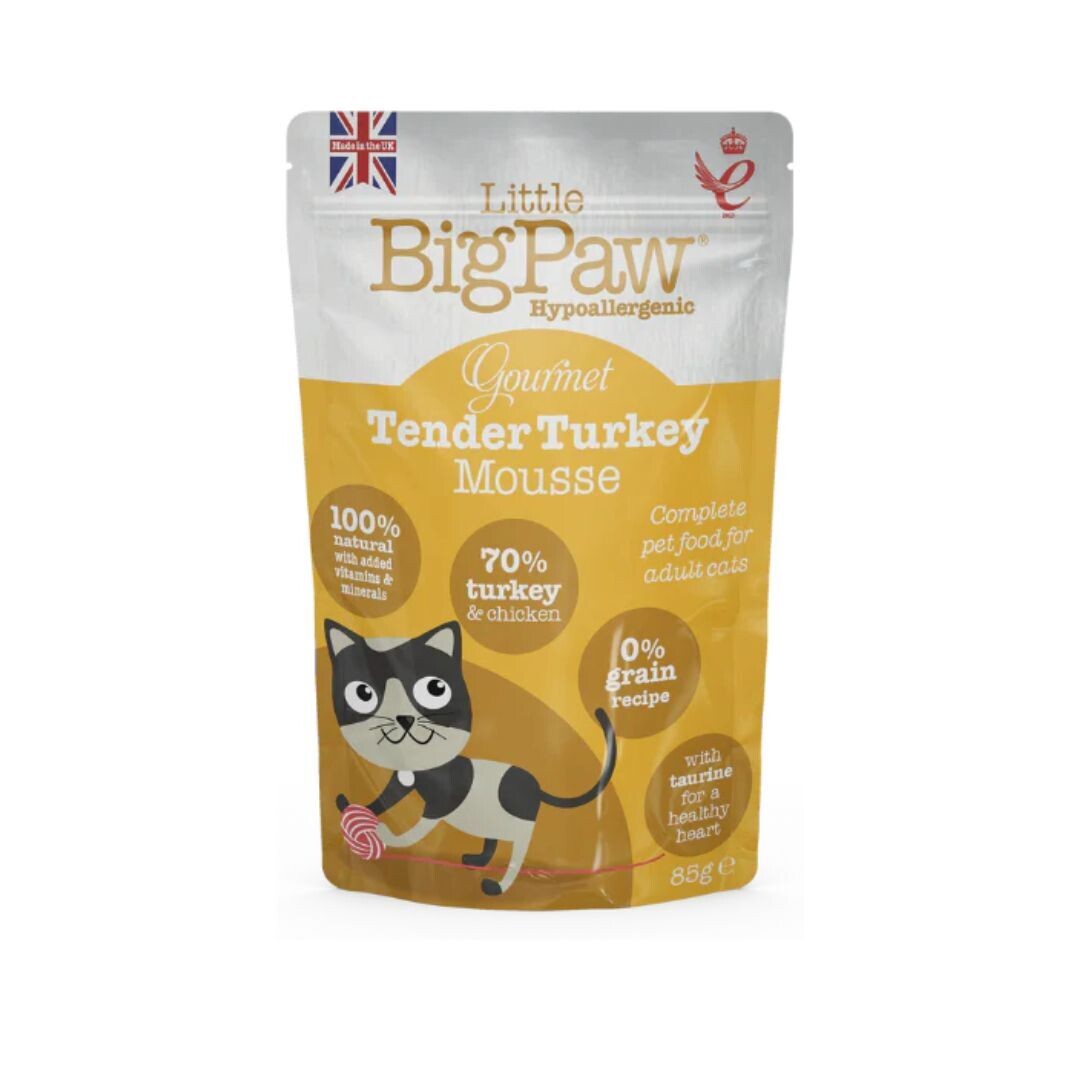 Little Big Paw Gourmet Turkey Mousse - 85g