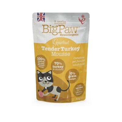 Little Big Paw Gourmet Turkey Mousse - 85g
