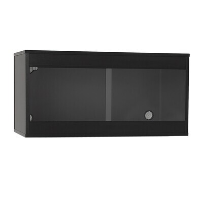 Habistat Wooden Vivarium -  L91 x D46 x H46cm (36 x 18 x 18in) - Black