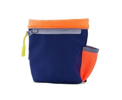 Coachi Train &amp; Treat Bag - Navy &amp; Coral