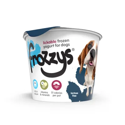 Frozzys Frozen Yogurt - Blueberry - 4 Pack