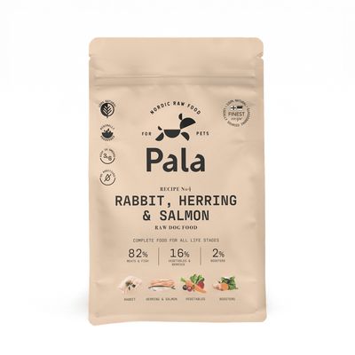 Pala Recipe # 4 - Rabbit, herring &amp; salmon - 100g