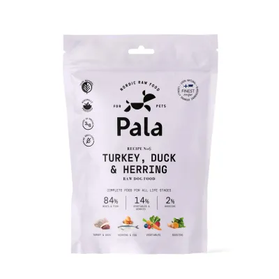 Pala Recipe # 6 - Turkey, duck &amp; herring - 1kg