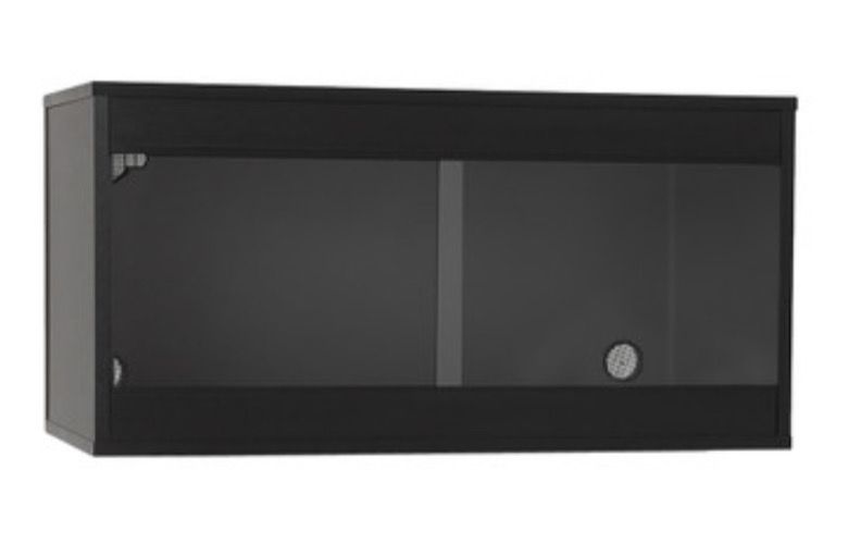 Habistat 3 X 1.5 X 1.5 Ft Wooden Vivarium - Black
