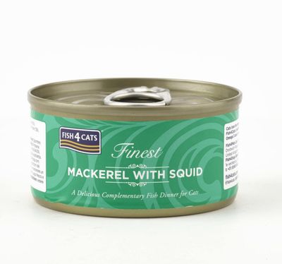 Fish4Cats Mackerel &amp; Squid