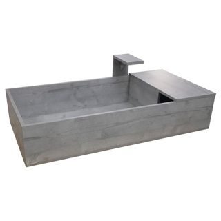 Clearseal Tortoise Table 60&quot; (Grey)