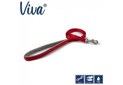 Ancol Viva Padded Lead -  Red