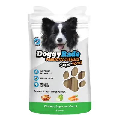 DoggyRade Chicken, Apple and Carrot - Prebiotic Superfood Chewies